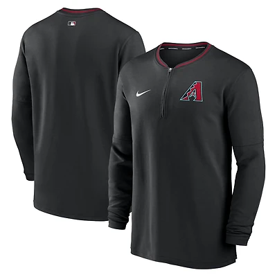 Men's Nike Black Arizona Diamondbacks Authentic Collection Performance Half-Zip Top