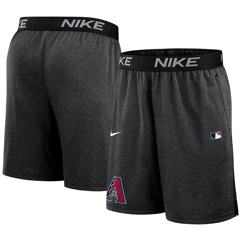 Men's Nike Black Arizona Diamondbacks Authentic Collection Performance Knit Shorts