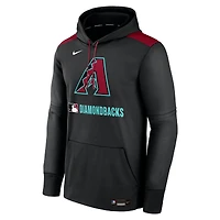 Men's Nike Arizona Diamondbacks Authentic Collection Performance Pullover Hoodie