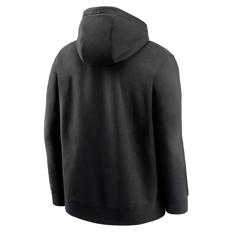 Men's Nike Black Arizona Diamondbacks Club Stack Pullover Hoodie