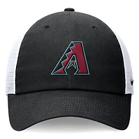 Casquette réglable Nike pour homme, noire, Arizona Diamondbacks Club Trucker