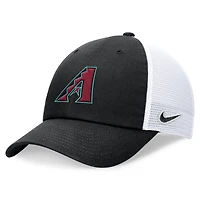 Casquette réglable Nike pour homme, noire, Arizona Diamondbacks Club Trucker