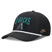 Men's Nike  Black Arizona Diamondbacks Cooperstown Rise Adjustable Hat