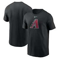 Men's Nike Black Arizona Diamondbacks Fuse Large Logo T-Shirt