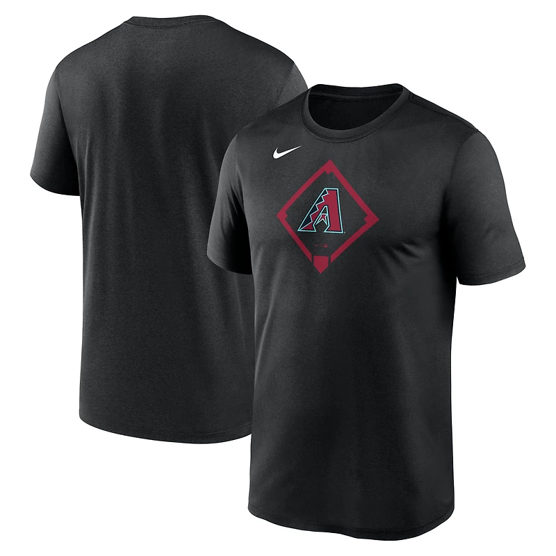 T-shirt Nike Icon Legend Dri-FIT noir pour homme, Arizona Diamondbacks