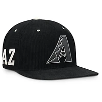 Men's Nike  Black Arizona Diamondbacks Pro Corduroy Structured Snapback Hat