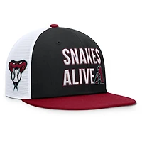 Casquette Snapback Nike Pro Trucker noire pour homme des Arizona Diamondbacks