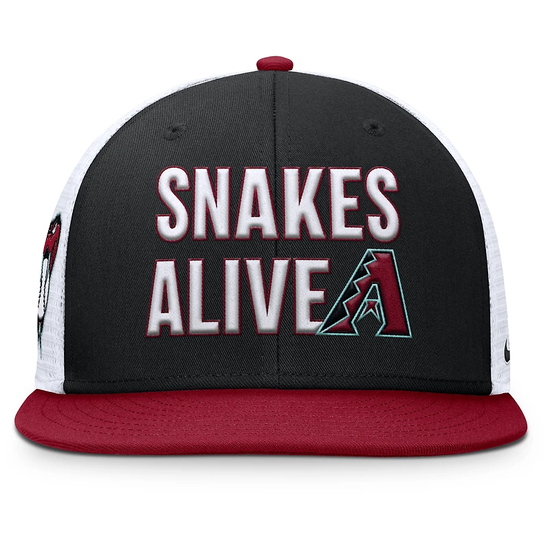 Men's Nike Black Arizona Diamondbacks Pro Trucker Snapback Hat