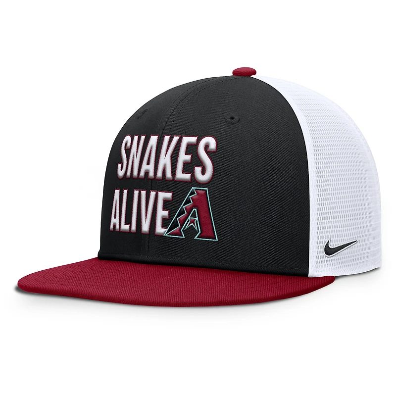 Men's Nike Black Arizona Diamondbacks Pro Trucker Snapback Hat