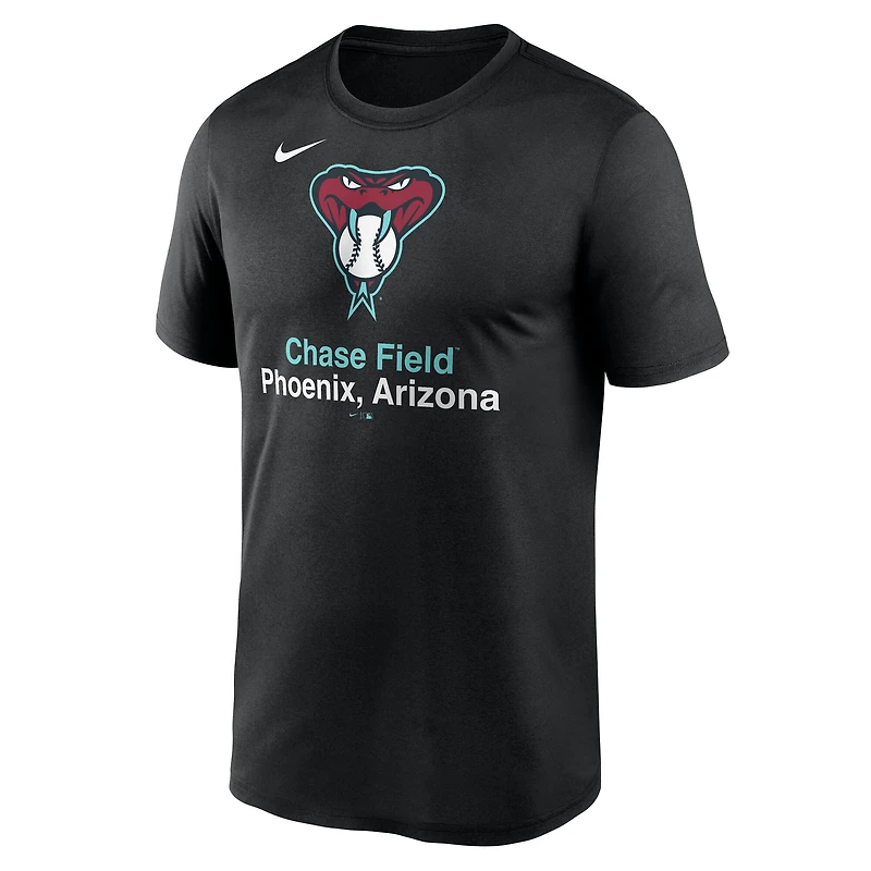 Men's Nike Black Arizona Diamondbacks Stadium Legend Performance T-Shirt