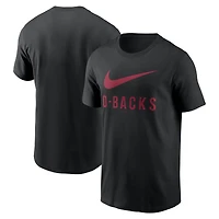 Men's Nike Black Arizona Diamondbacks Swoosh T-Shirt