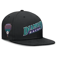 Casquette ajustée Nike True Performance pour homme, noire, Arizona Diamondbacks