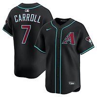 Maillot de joueur alternatif Nike Corbin Carroll pour homme, édition limitée, noir, Arizona Diamondbacks