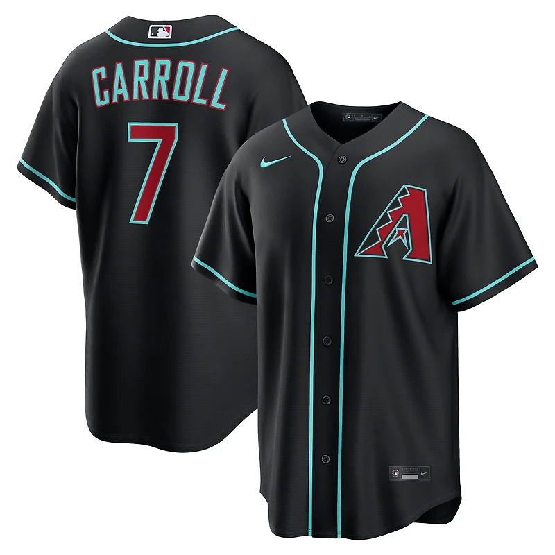 Men's Nike Corbin Carroll Crimson Arizona Diamondbacks Alternate 2 Replica Jersey