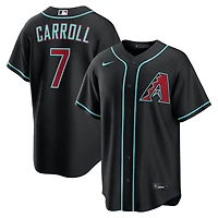 Men's Nike Corbin Carroll Crimson Arizona Diamondbacks Alternate 2 Replica Jersey