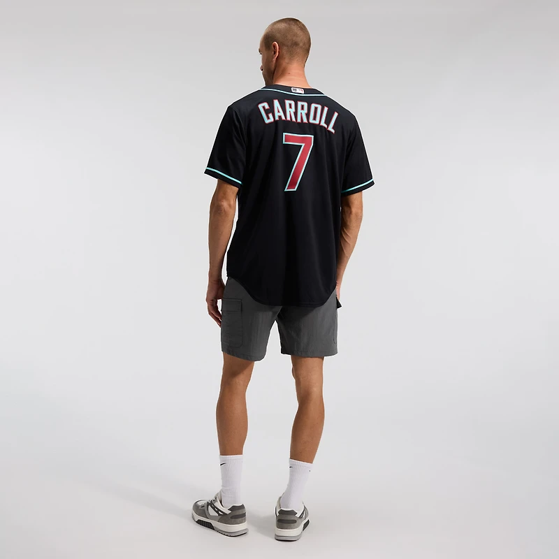 Maillot réplique Nike Corbin Carroll Crimson Arizona Diamondbacks Alternate 2 pour homme