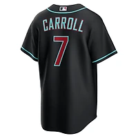 Men's Nike Corbin Carroll Crimson Arizona Diamondbacks Alternate 2 Replica Jersey
