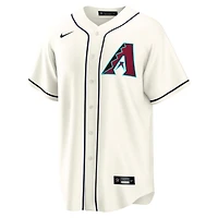 Men's Nike Corbin Carroll Cream Arizona Diamondbacks Home Replica Jersey