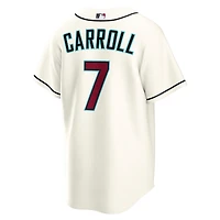 Men's Nike Corbin Carroll Cream Arizona Diamondbacks Home Replica Jersey