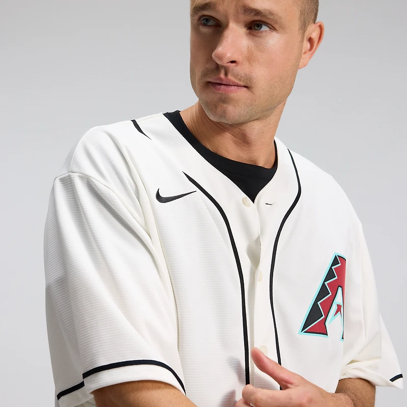 Men's Nike Corbin Carroll Cream Arizona Diamondbacks Home Replica Jersey