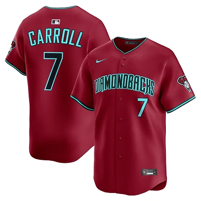 Maillot Nike Corbin Carroll rouge des Diamondbacks de l'Arizona pour homme, édition limitée