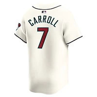Maillot de joueur Nike Corbin Carroll pour hommes, blanc, Arizona Diamondbacks Home Limited Player