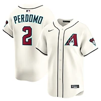 Maillot de joueur alternatif Nike Geraldo Perdomo Cream Arizona Diamondbacks pour homme