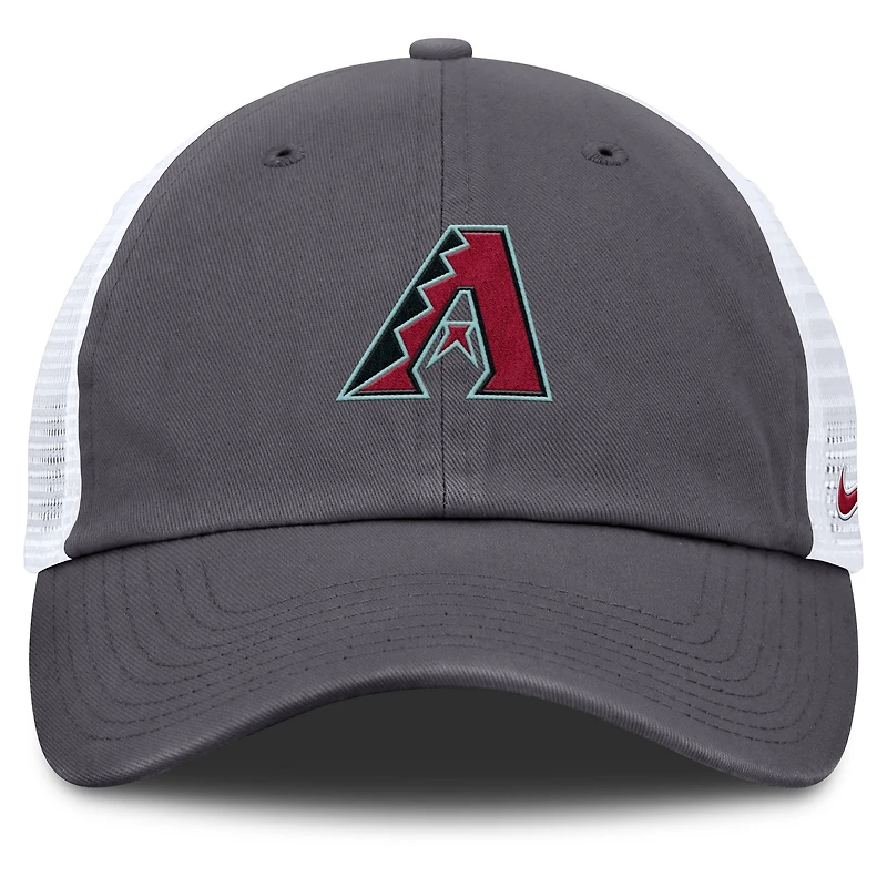 Men's Nike Gray Arizona Diamondbacks Adjustable Trucker Hat
