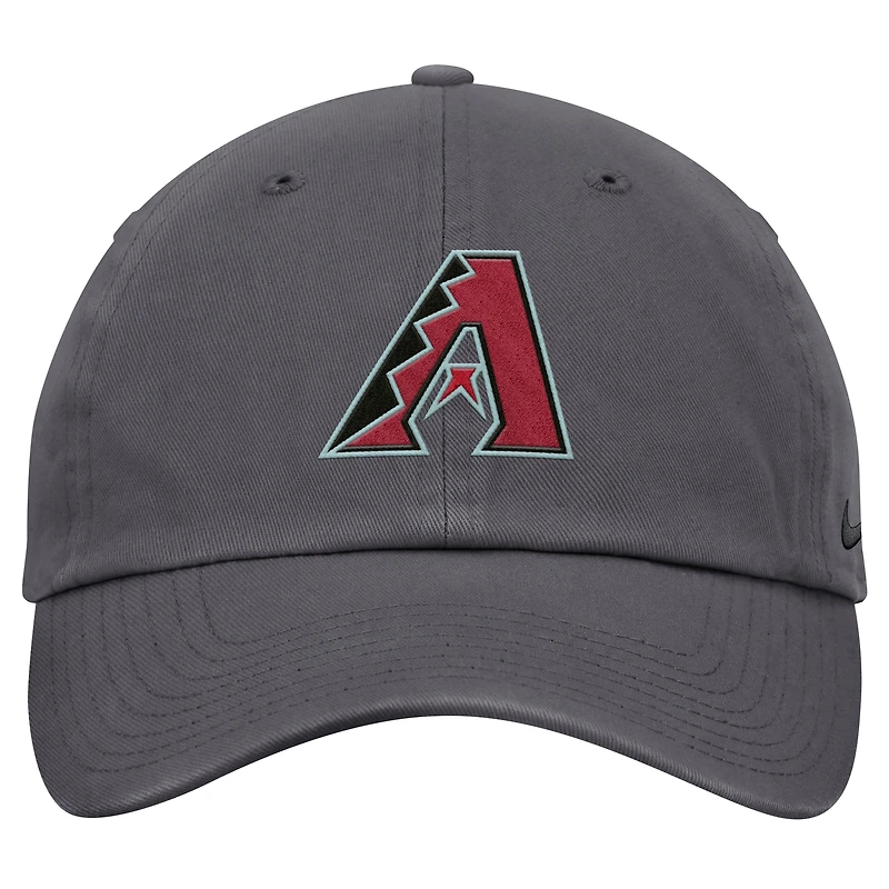 Casquette ajustable Nike grise Arizona Diamondbacks Club pour homme