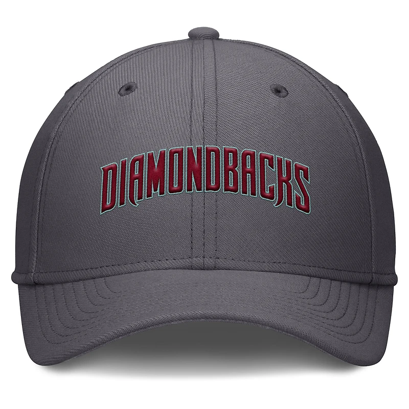 Men's Nike  Gray Arizona Diamondbacks Swoosh Performance Flex Hat
