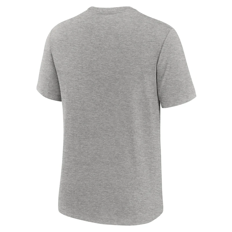 Men's Nike Heather Charcoal Arizona Diamondbacks City Connect Script Tri-Blend T-Shirt
