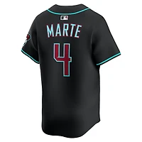 Maillot Nike Ketel Marte noir pour homme des Diamondbacks de l'Arizona, édition limitée alternative