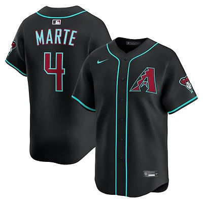 Maillot Nike Ketel Marte noir pour homme des Diamondbacks de l'Arizona, édition limitée alternative
