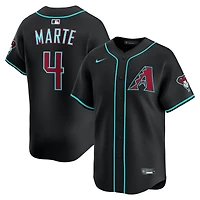 Maillot Nike Ketel Marte noir pour homme des Diamondbacks de l'Arizona, édition limitée alternative