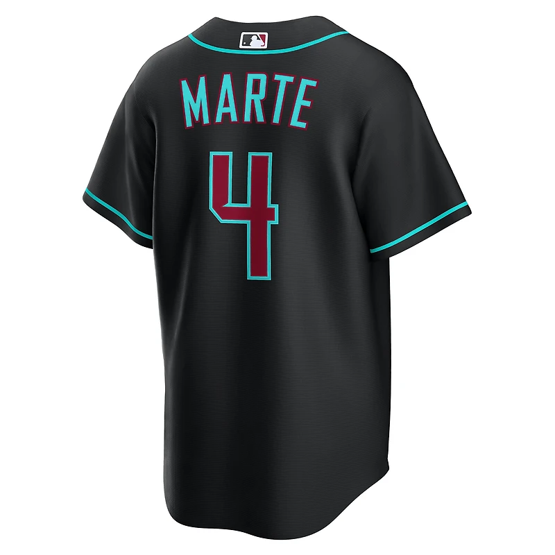 Maillot Nike Ketel Marte noir pour homme des Diamondbacks de l'Arizona
