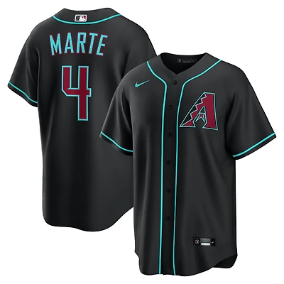 Maillot Nike Ketel Marte noir pour homme des Diamondbacks de l'Arizona