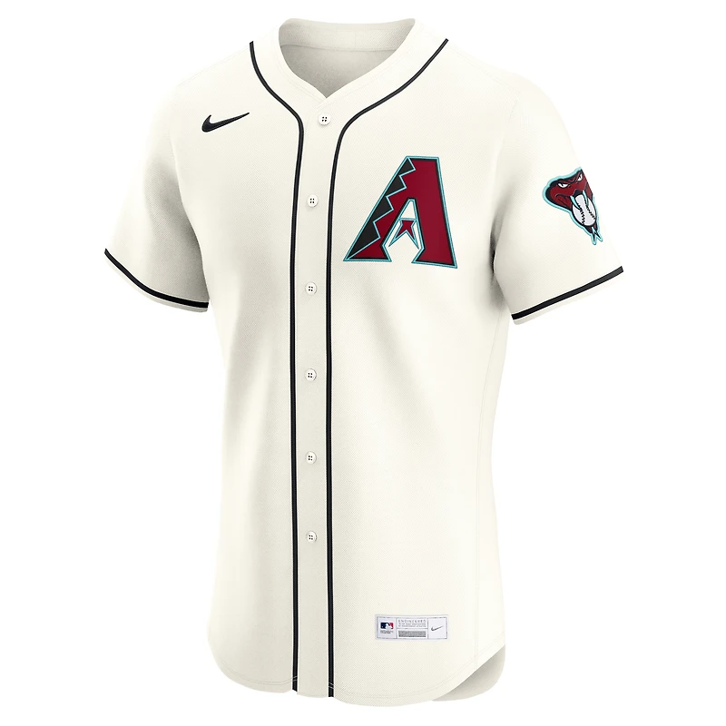 Maillot Nike Ketel Marte crème pour homme des Diamondbacks de l'Arizona à domicile Elite