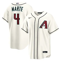 Maillot réplique domicile Nike Ketel Marte crème des Arizona Diamondbacks pour homme