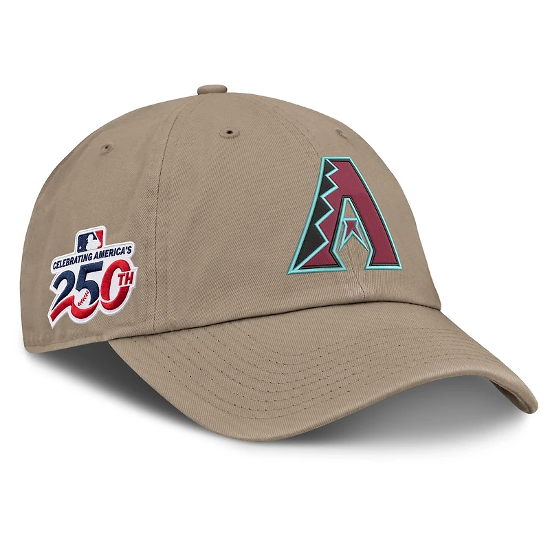 Men's Nike Khaki Arizona Diamondbacks Celebrating America's 250th Club Adjustable Hat
