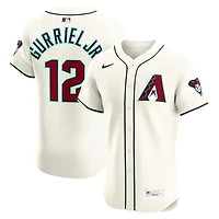 Maillot Nike Lourdes Gurriel Jr. crème domicile élite des Diamondbacks de l'Arizona pour homme
