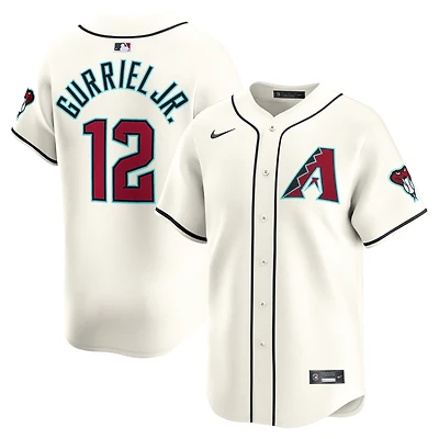 Maillot Nike Lourdes Gurriel Jr. crème pour homme, édition limitée, domicile des Diamondbacks de l'Arizona