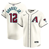 Maillot Nike Lourdes Gurriel Jr. crème pour homme, édition limitée, domicile des Diamondbacks de l'Arizona