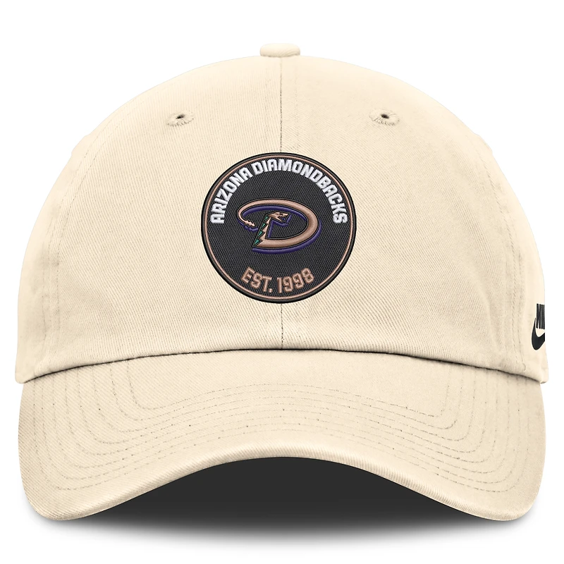 Men's Nike Natural Arizona Diamondbacks Cooperstown Collection Club Adjustable Hat