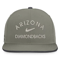 Casquette snapback Nike Olive Arizona Diamondbacks Pro Dri-FIT pour homme