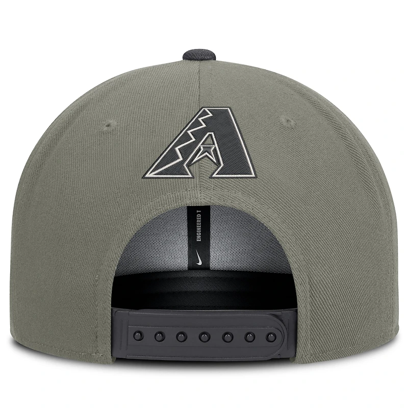 Men's Nike Olive Arizona Diamondbacks Pro Dri-FIT Snapback Hat