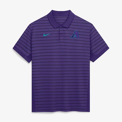 Men's Nike Purple/Black Arizona Diamondbacks Authentic Collection City Connect Striped Victory Dri-FIT Polo