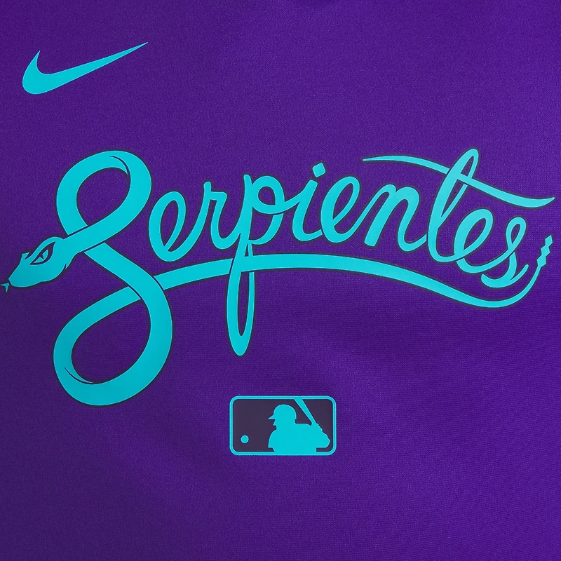 Sweat à capuche Nike violet Arizona Diamondbacks 2025 City Connect Authentic Collection Therma pour homme