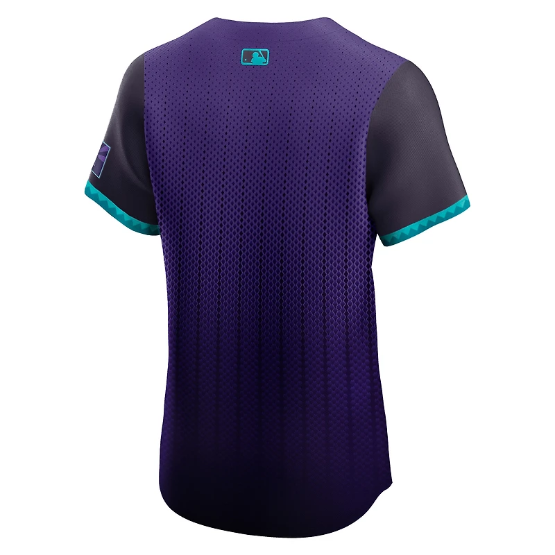 Men's Nike  Purple Arizona Diamondbacks 2025 City Connect Elite Jersey
