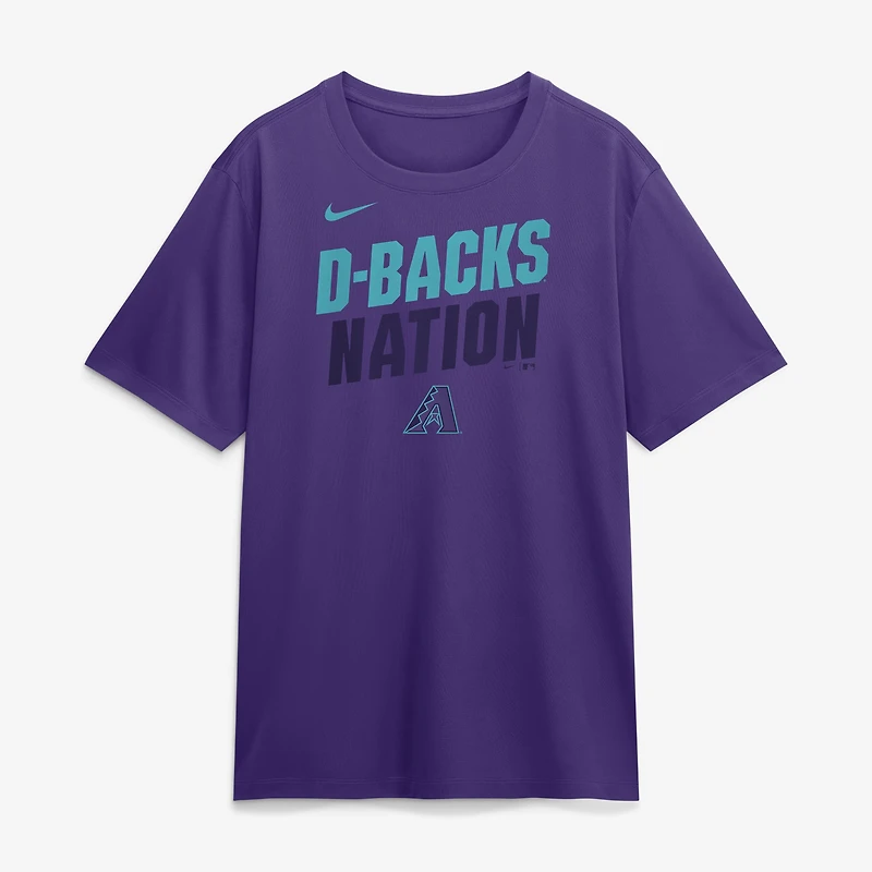Men's Nike Purple Arizona Diamondbacks 2026 City Connect Team Phrase Script Dri-FIT T-Shirt