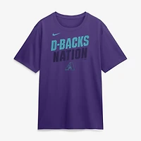 Men's Nike Purple Arizona Diamondbacks 2026 City Connect Team Phrase Script Dri-FIT T-Shirt